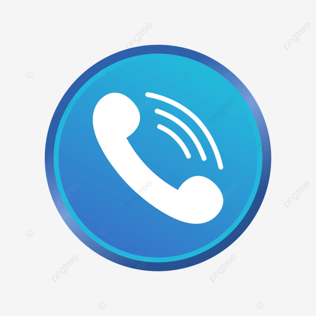 Pngtree blue telephone icon logo vector 14482204